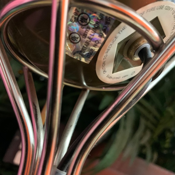 Original vintage David Krys 1993 metal martini glass light - Picture 4 of 6